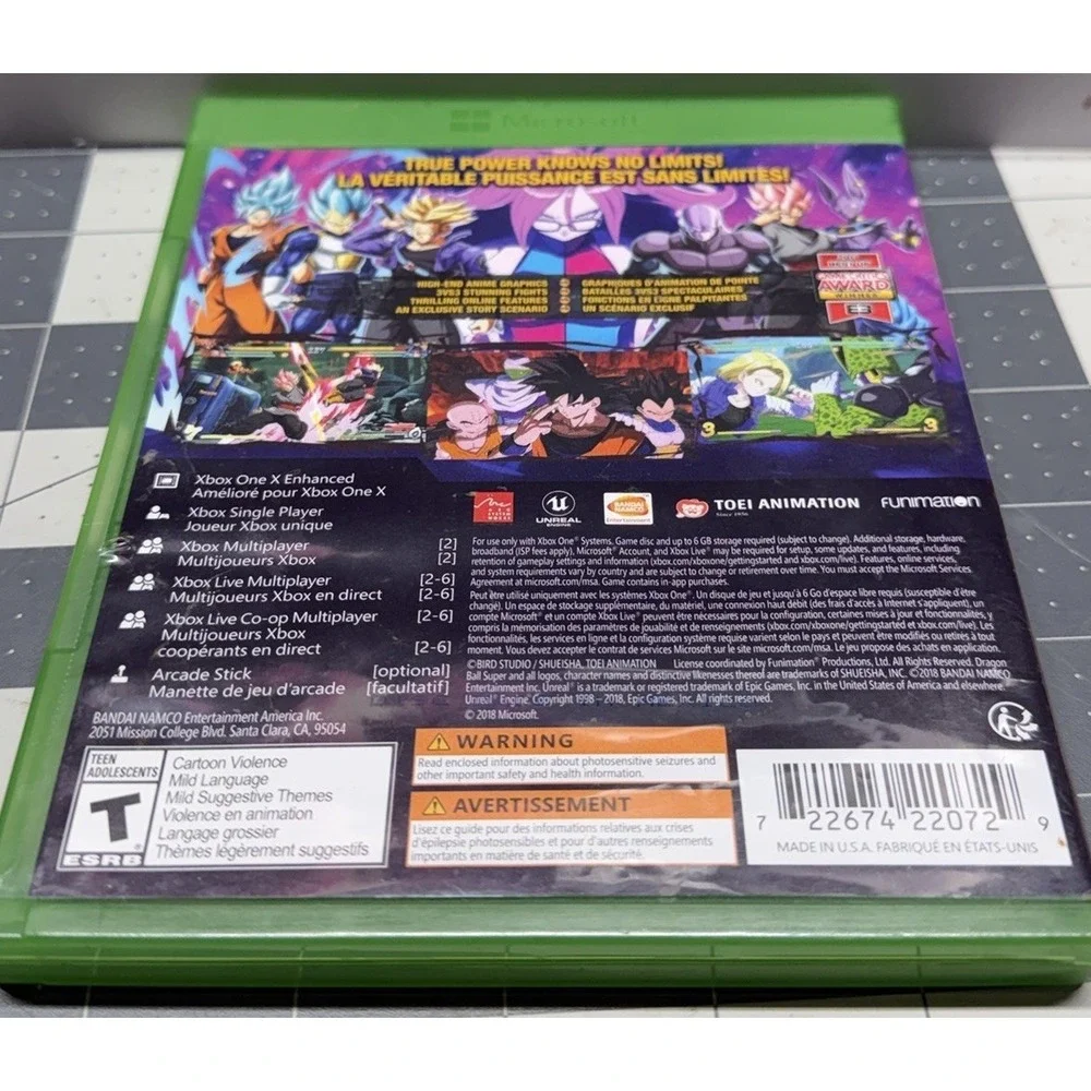 Xbox One Dragon Ball FighterZ Day Preowned